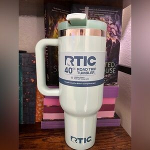 RTIC 40oz Road Trip Tumbler Fresh Mint Glitter New